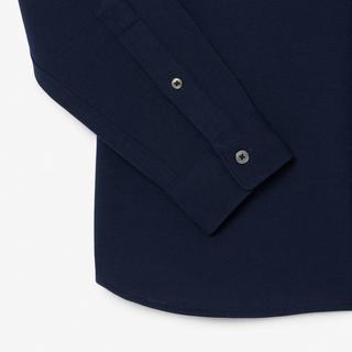LACOSTE Langarm Slim Fit Piqué Hemd  