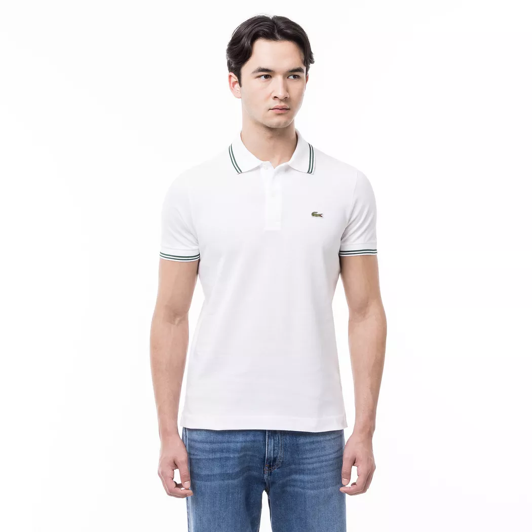Lacoste - Polo - Taille T3 Blanc homme