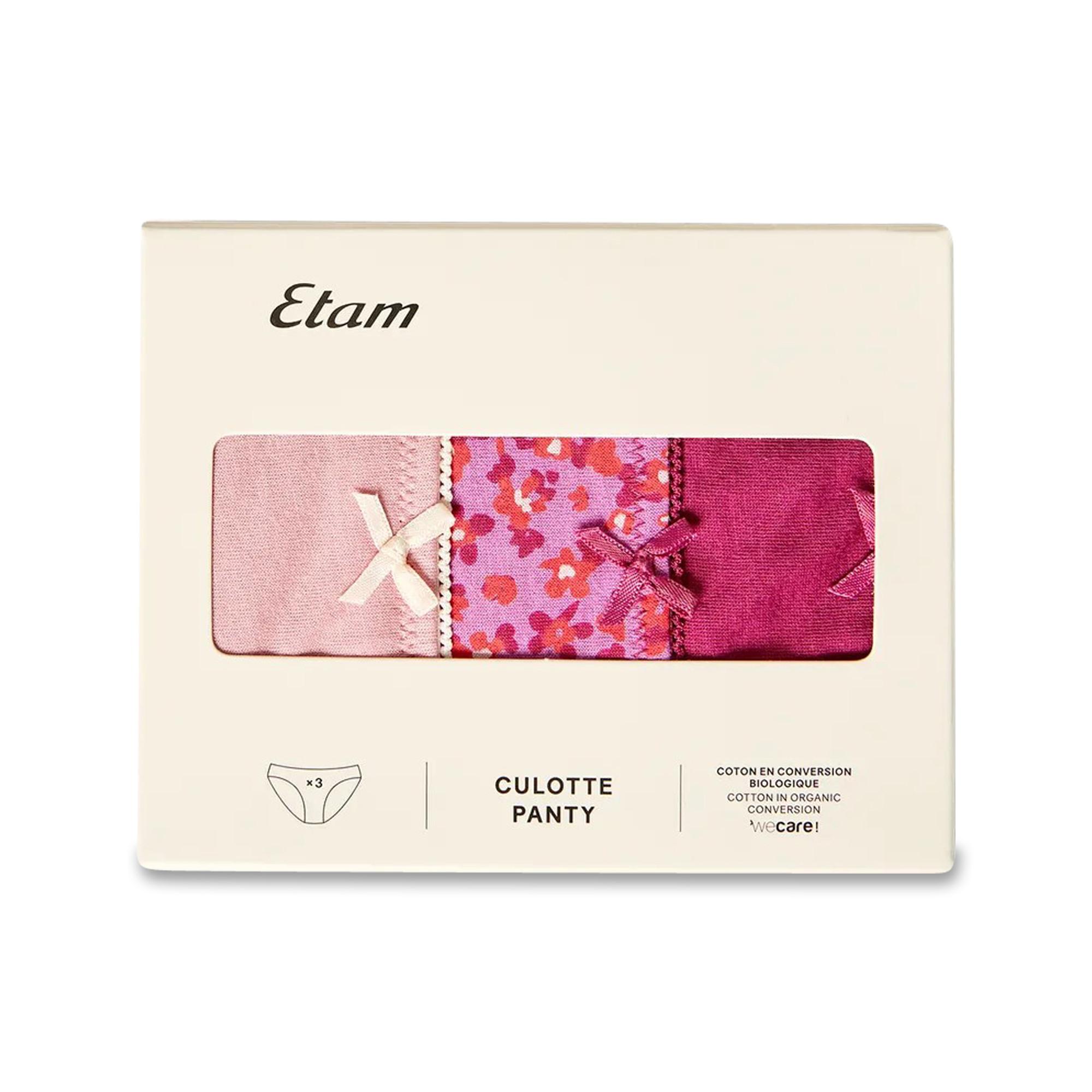 Etam  Lot de 3 slips en coton 