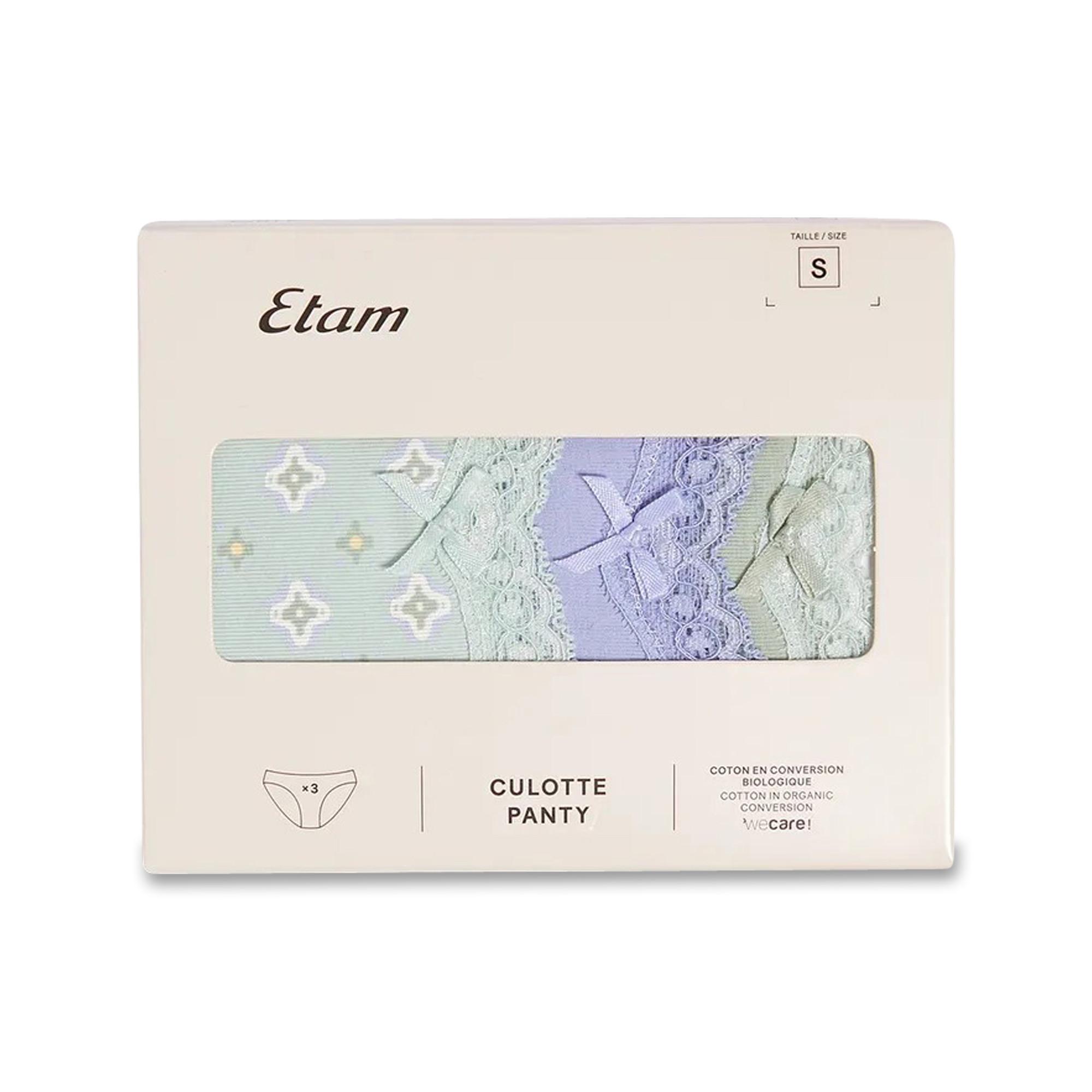 Etam  Lot de 3 slips en coton 