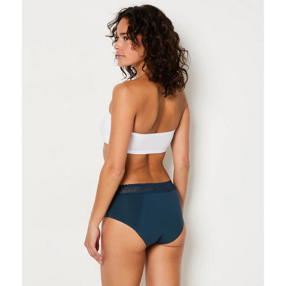 Etam Shorty Slip con Bordo in Pizzo  