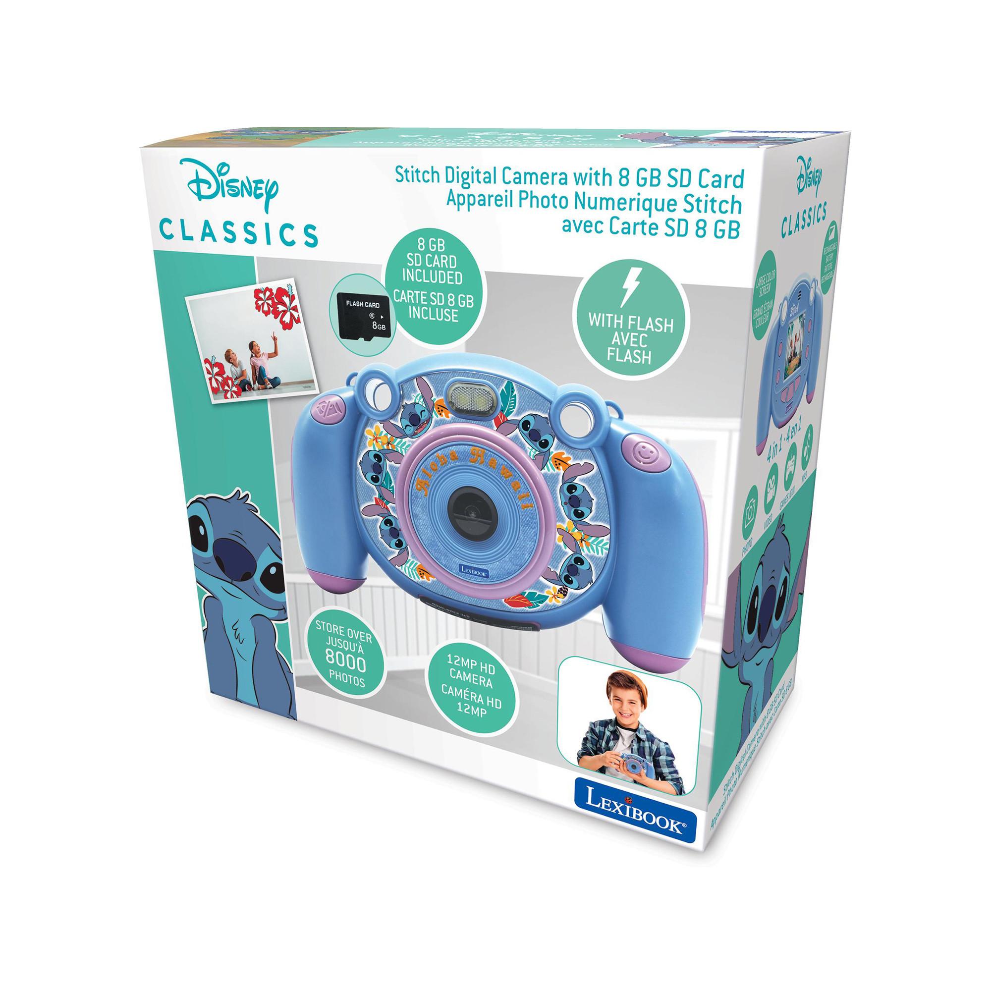 Lexibook  Macchina fotografica per bambini Disney Stitch Blu 