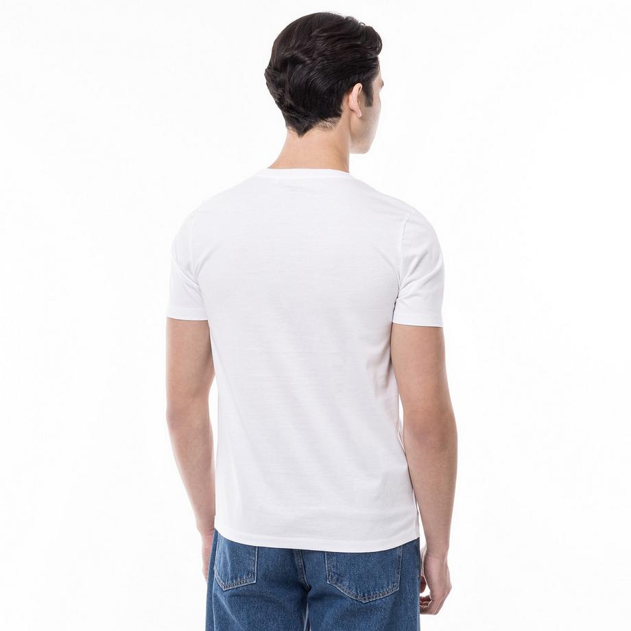 Manor Man T-shirt col rond manches courtes  