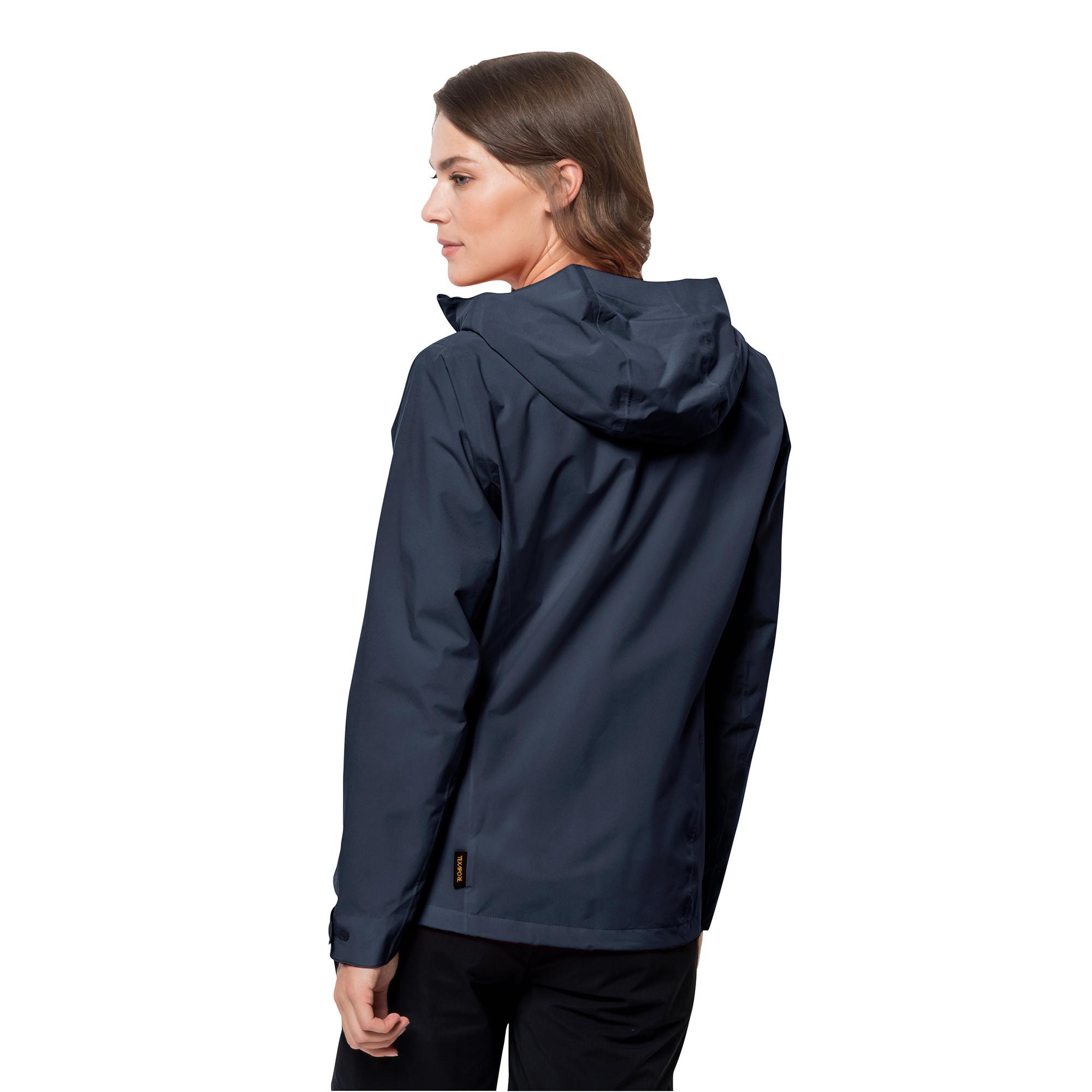 Jack Wolfskin Pack & Go Shell W Trekkingjacke mit Kapuze 