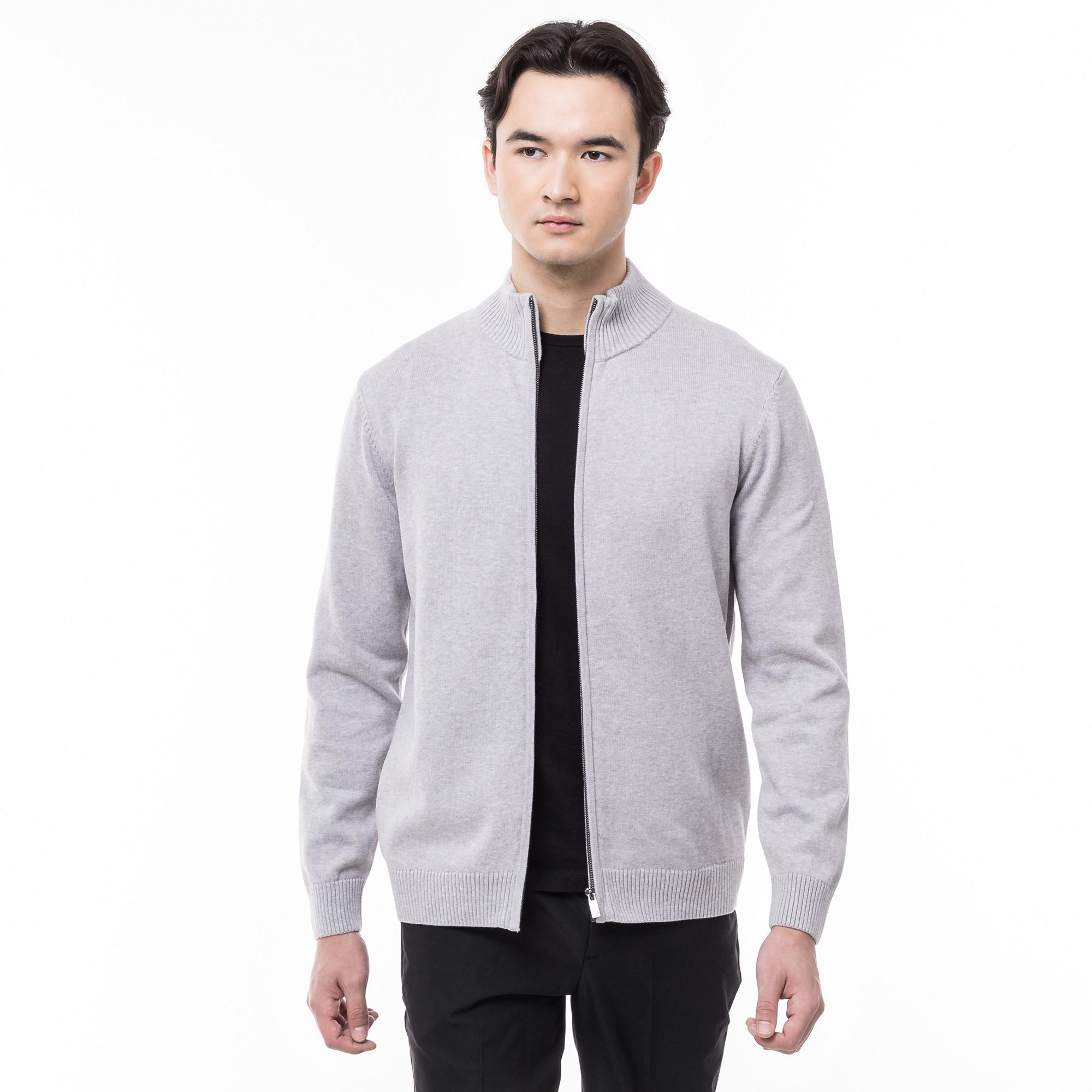 Manor Man  Cardigan, collo rotondo 