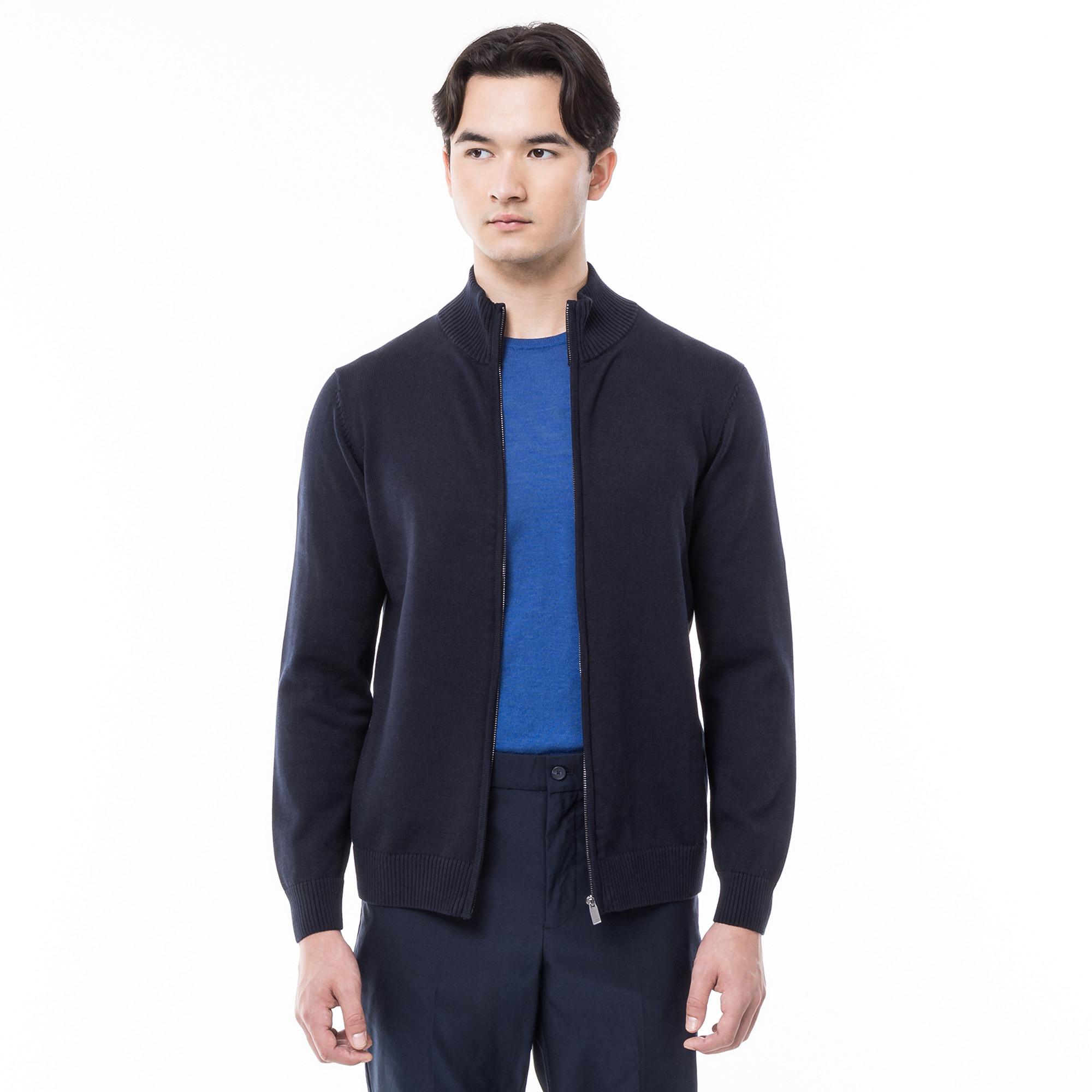 Manor Man  Cardigan, Rundhals 