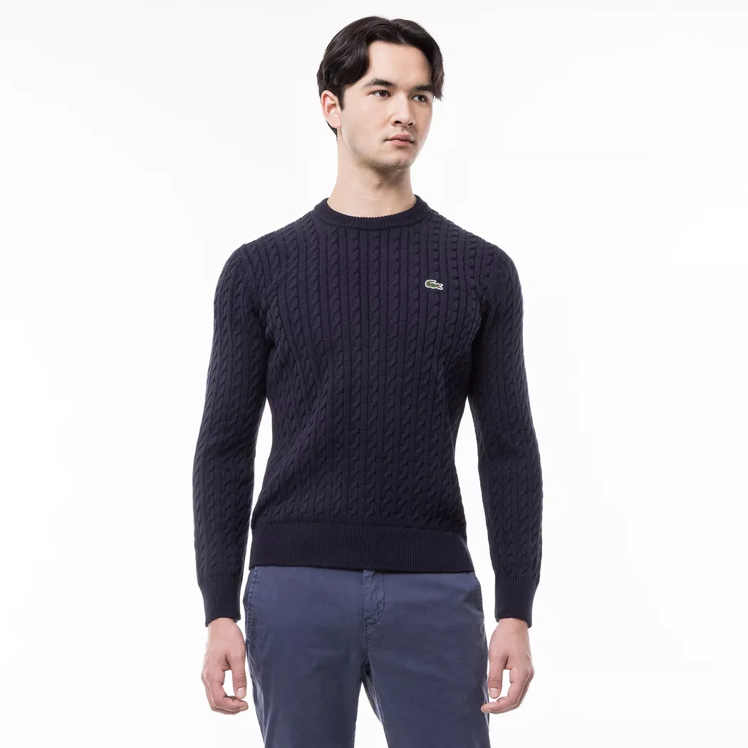 Pull LACOSTE Homme couleur Bleu Marine 7