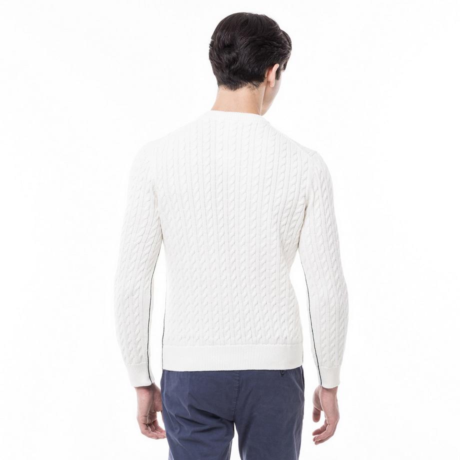 LACOSTE Pull en tricot col rond  