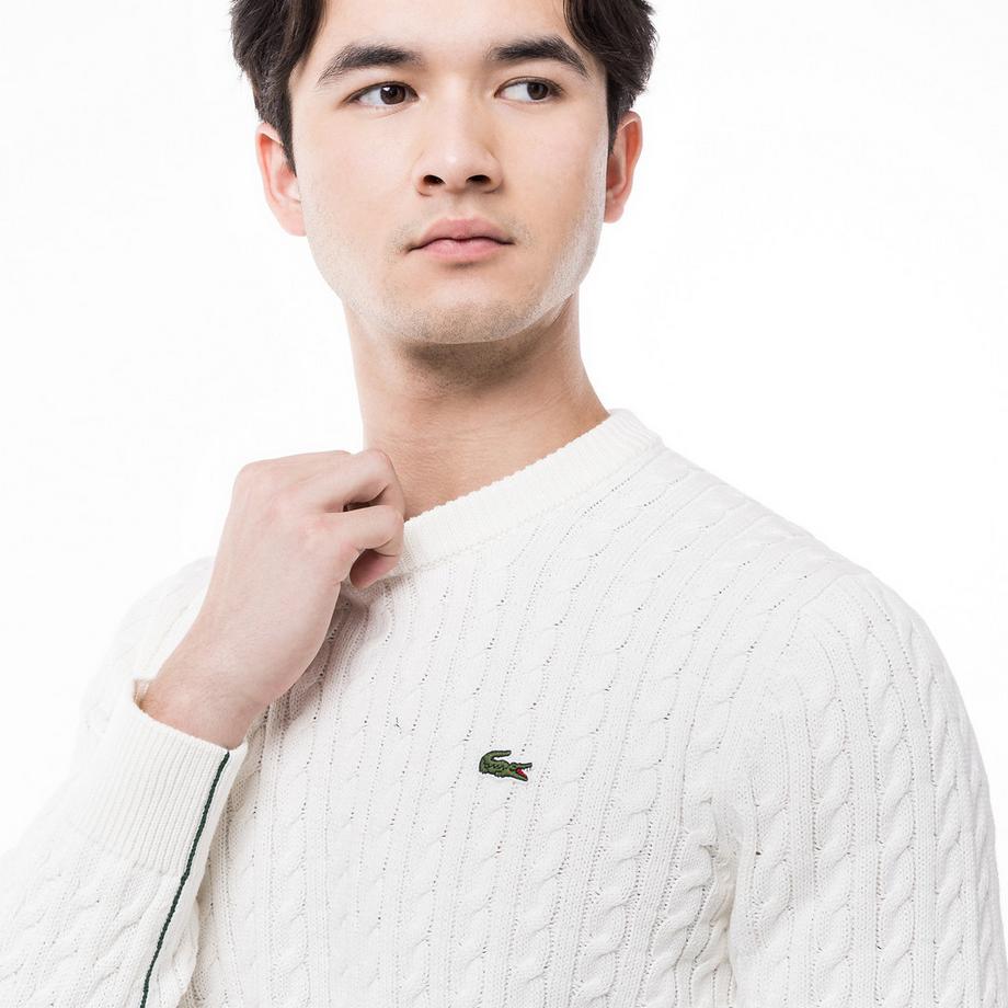 LACOSTE Pull en tricot col rond  
