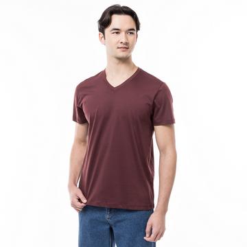 T-shirt, scollo a V, maniche corte