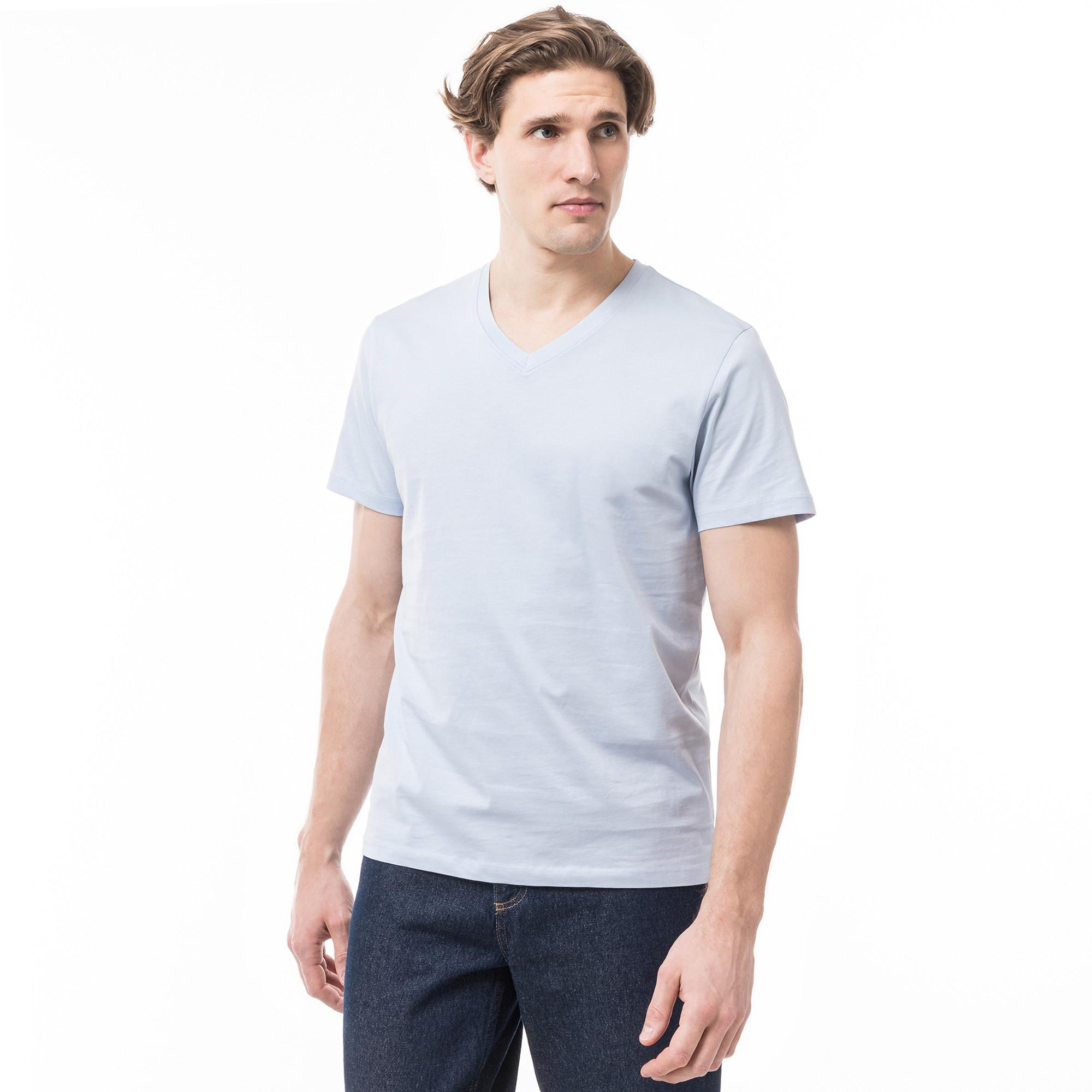 Manor Man  T-Shirt, V-Neck, kurzarm 