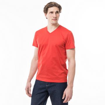 T-Shirt, V-Neck, kurzarm