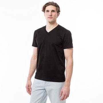 T-shirt, scollo a V, maniche corte