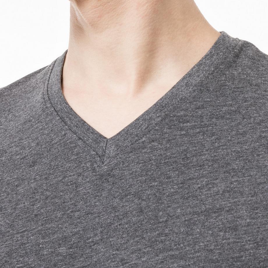 Manor Man T-shirt Col V Manches Courtes  