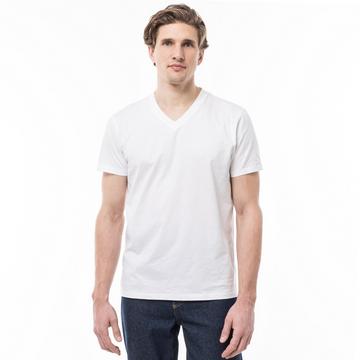 T-shirt, scollo a V, maniche corte