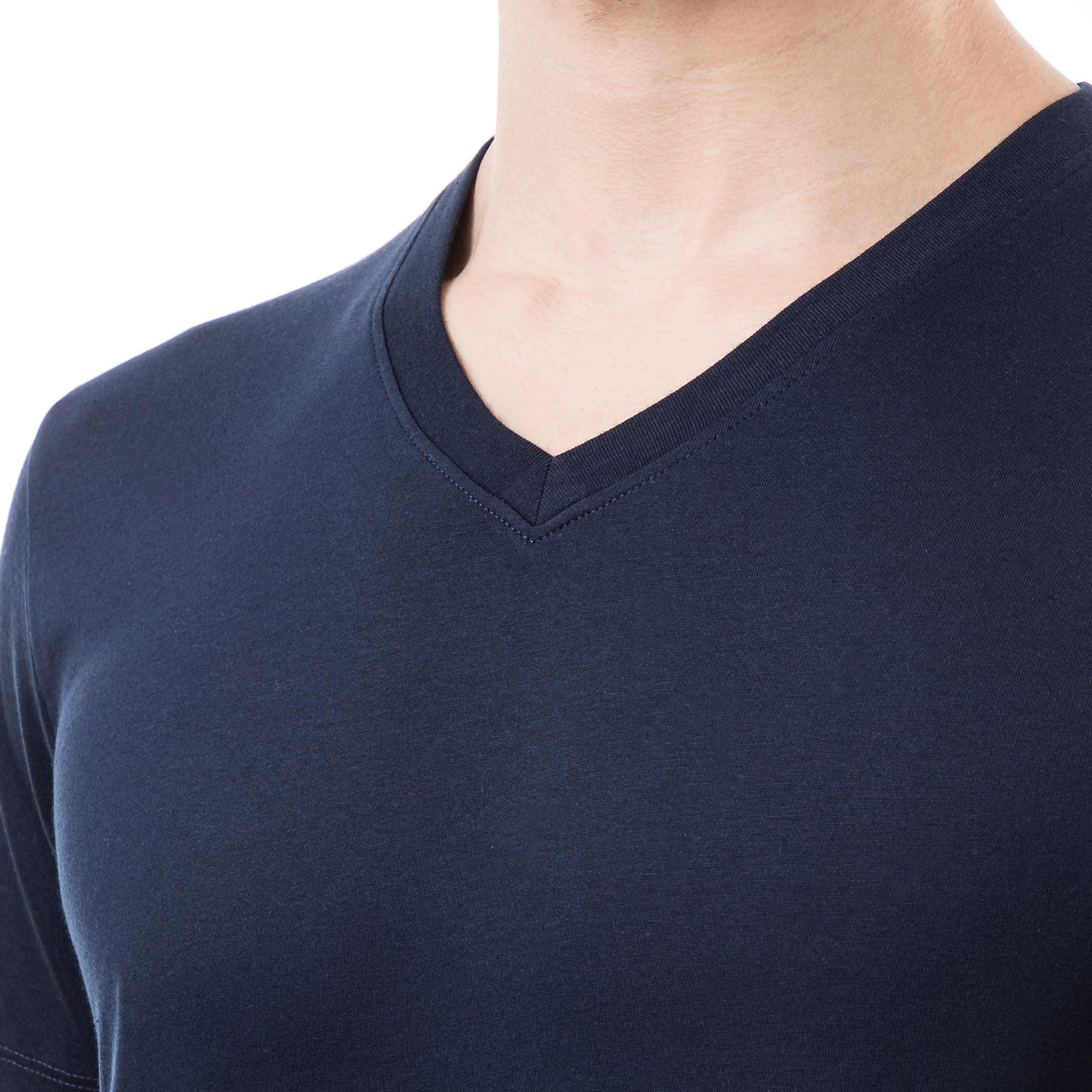 Manor Man T-Shirt Col V Manches Courtes  