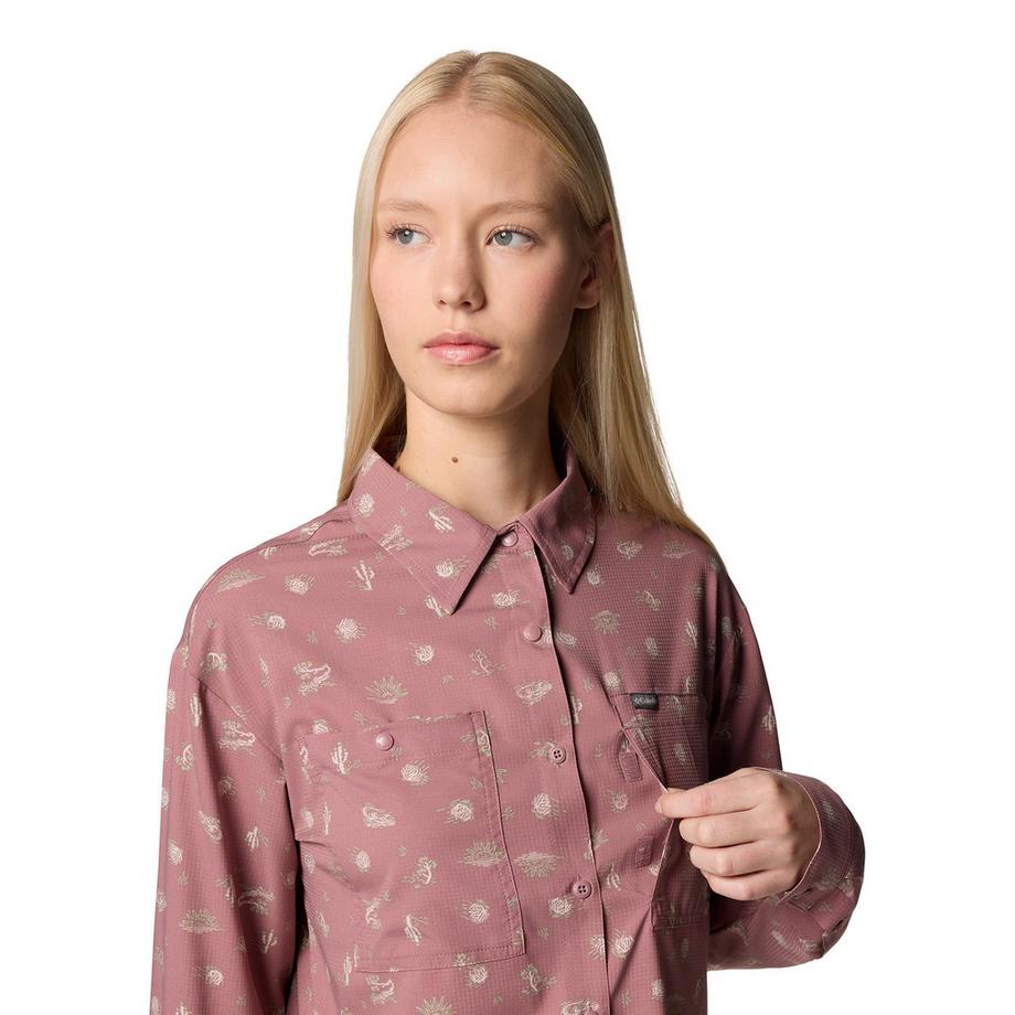 Columbia Silver Ridge Utility™ Patterned LS Shirt Trekkinghemd, langarm 