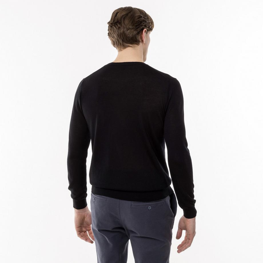 Manor Man Rundhals Langarm Pullover  