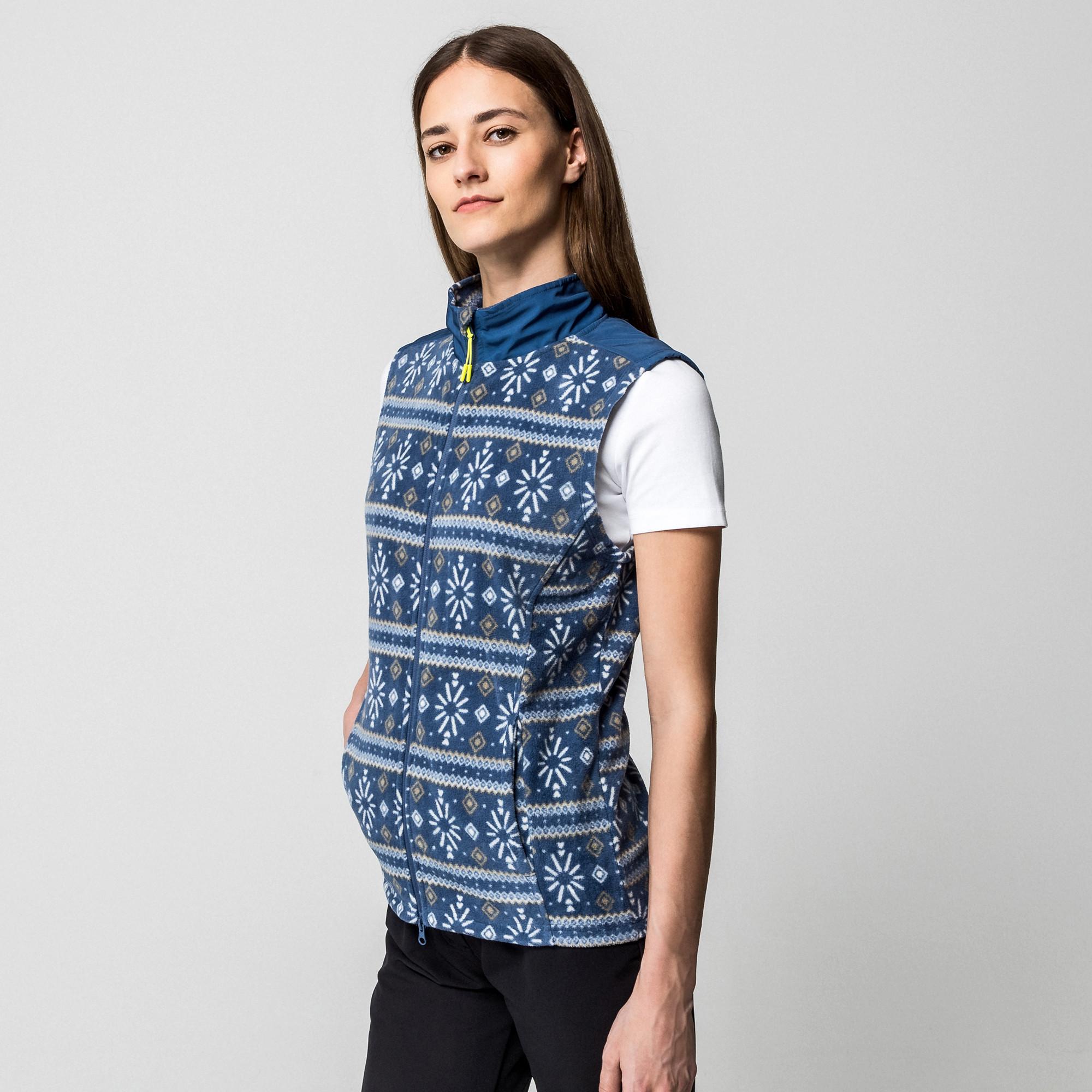 Manor Sport TOP-OKLA AOP Gilet di pile senza cappuccio 