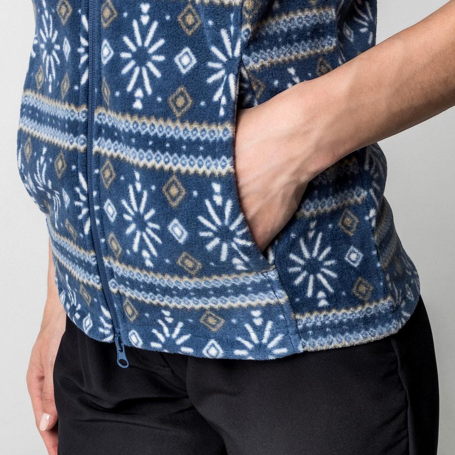 Manor Sport TOP-OKLA AOP Gilet en polaire sans capuche 