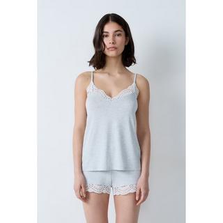 Etam Caraco Camisole avec Bordure en Dentelle  