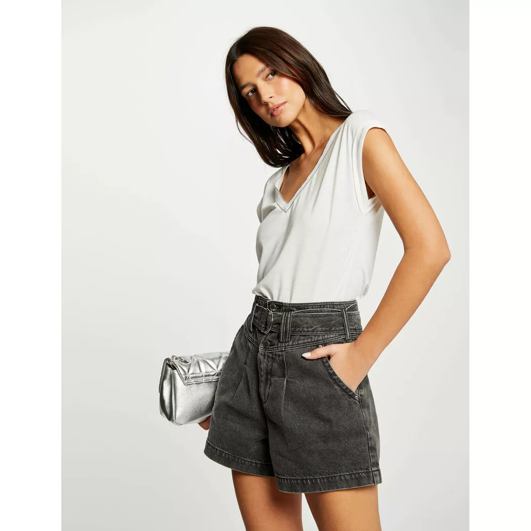Morgan - T-Shirt, für Damen, Ecru, Größe XL