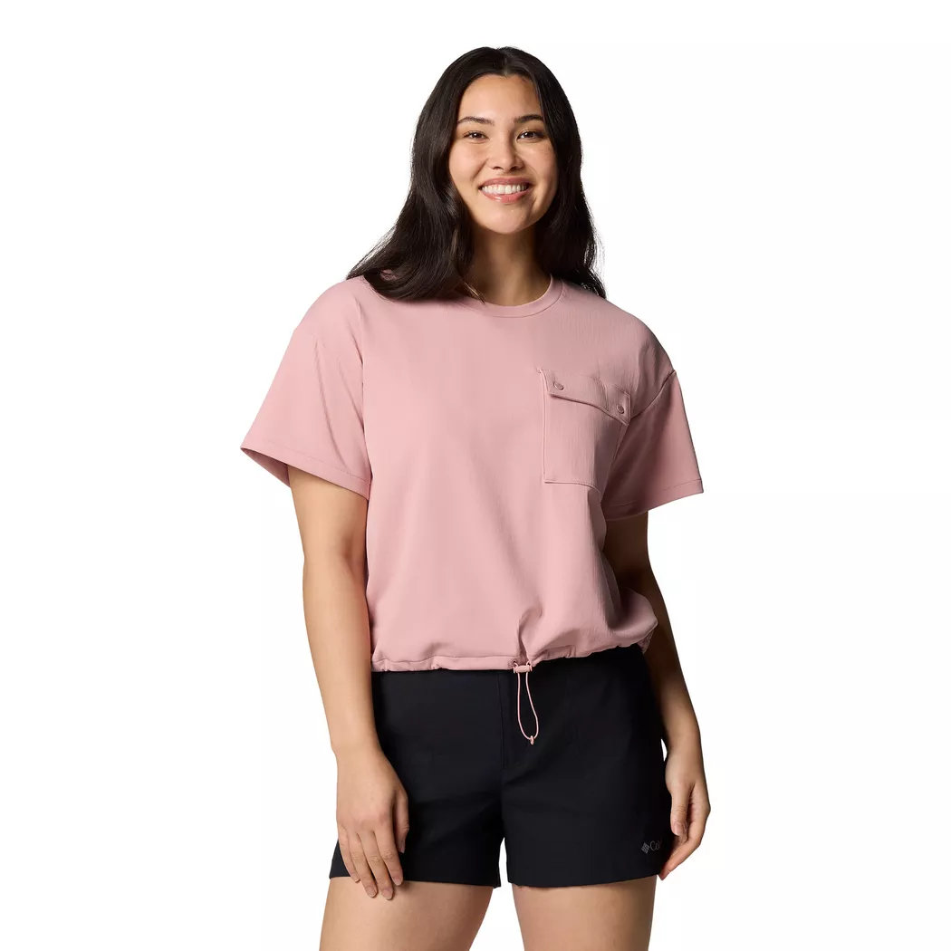 Columbia - T-Shirt, Granite Point™ Knit SS, S, Rosa