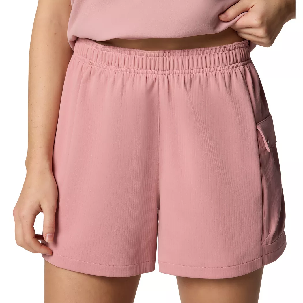 Columbia - Kurze Trekkinghose, Granite Point™ Knit Short, M, Rosa