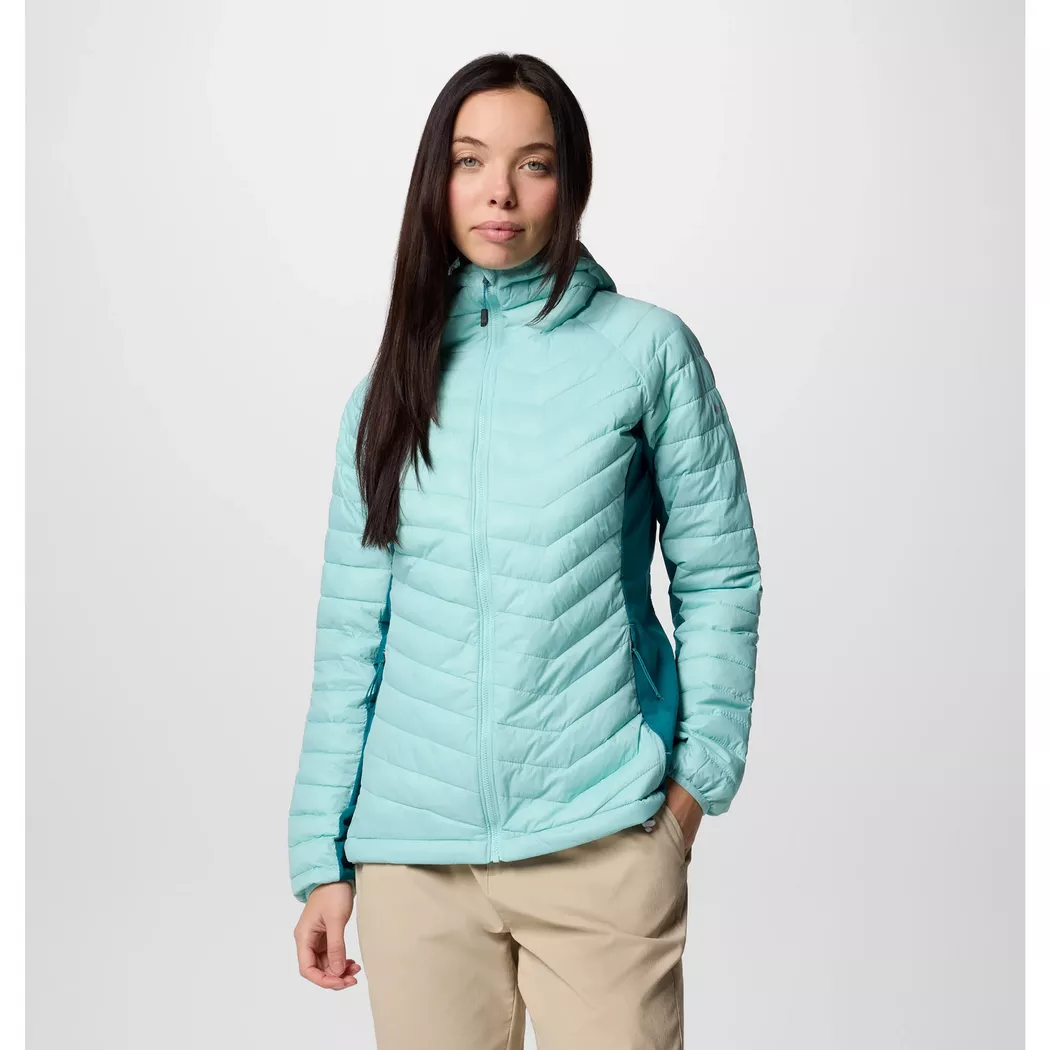 Columbia - Jacke, Wattiert mit Kapuze, für Damen, Hellgrün, Größe XS