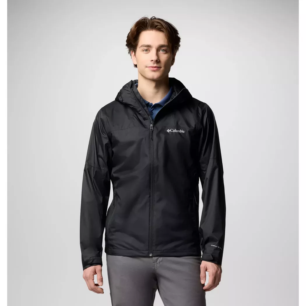 Columbia - Trekkingjacke mit Kapuze, für Herren, Schwarz, Größe S