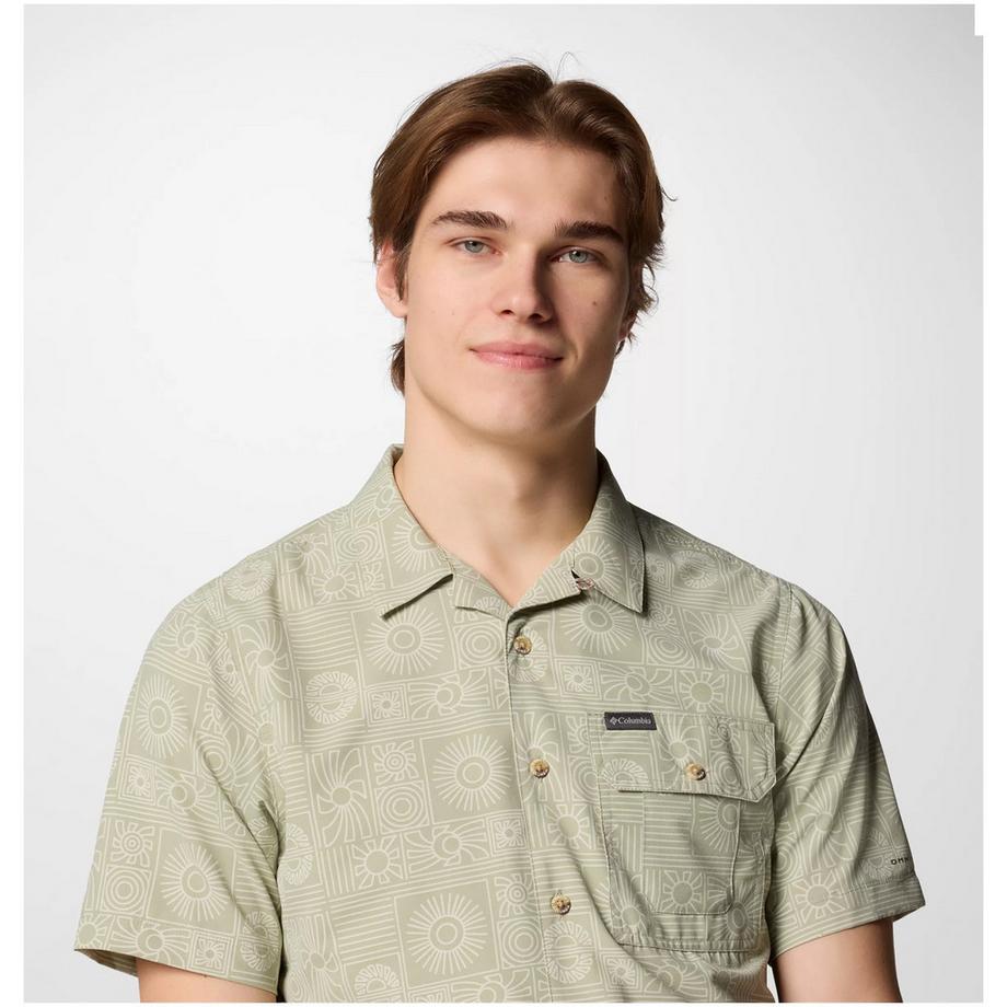 Columbia Tech Trail™ Utility Printed Woven SS Trekkinghemd, kurzarm 