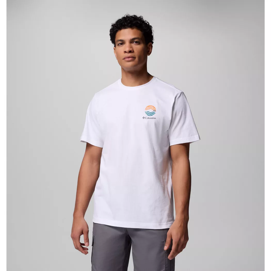 Columbia - T-Shirt, für Herren, Weiss, Größe XL