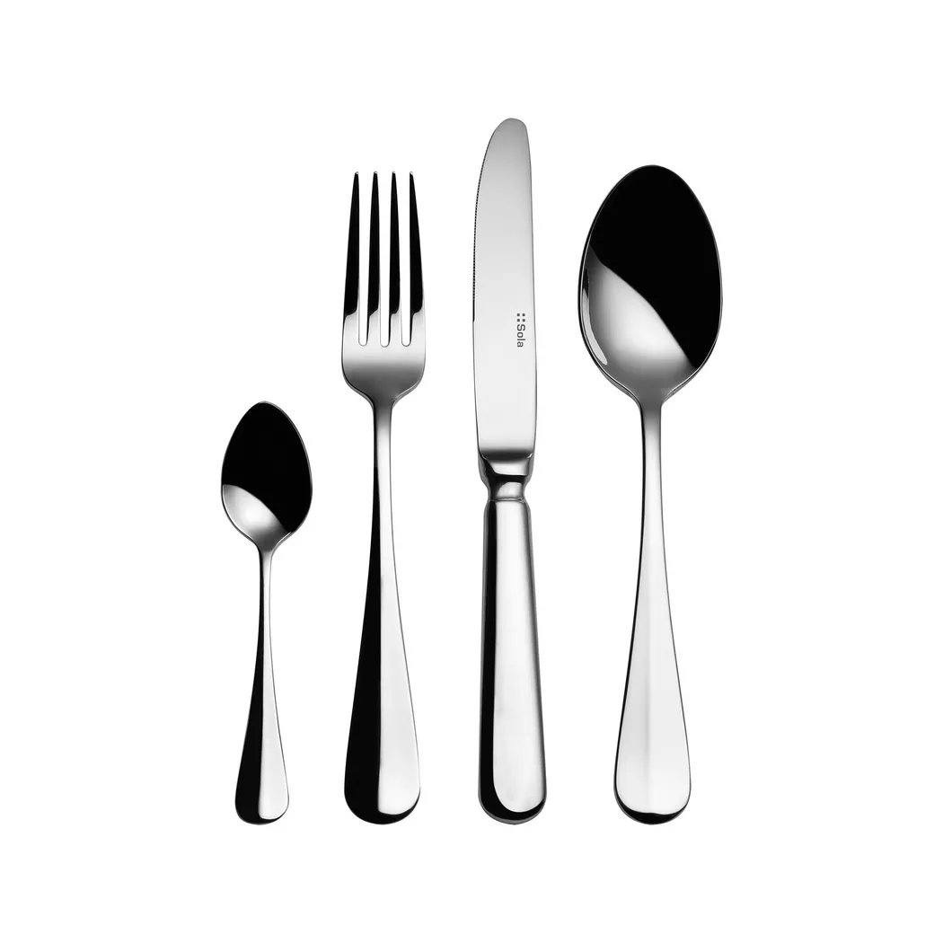 Sola - Besteck-Set, 16-teilig, Set, Chrom 5