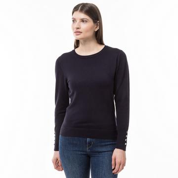 Maglione girocollo, maniche lunghe