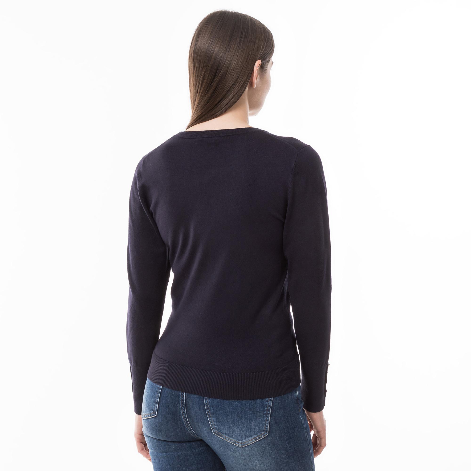 Manor Woman Pullover Girocollo Maniche Lunghe  