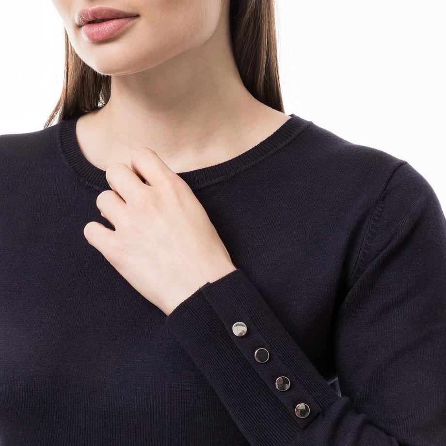 Manor Woman Langarm Rundhals Pullover  