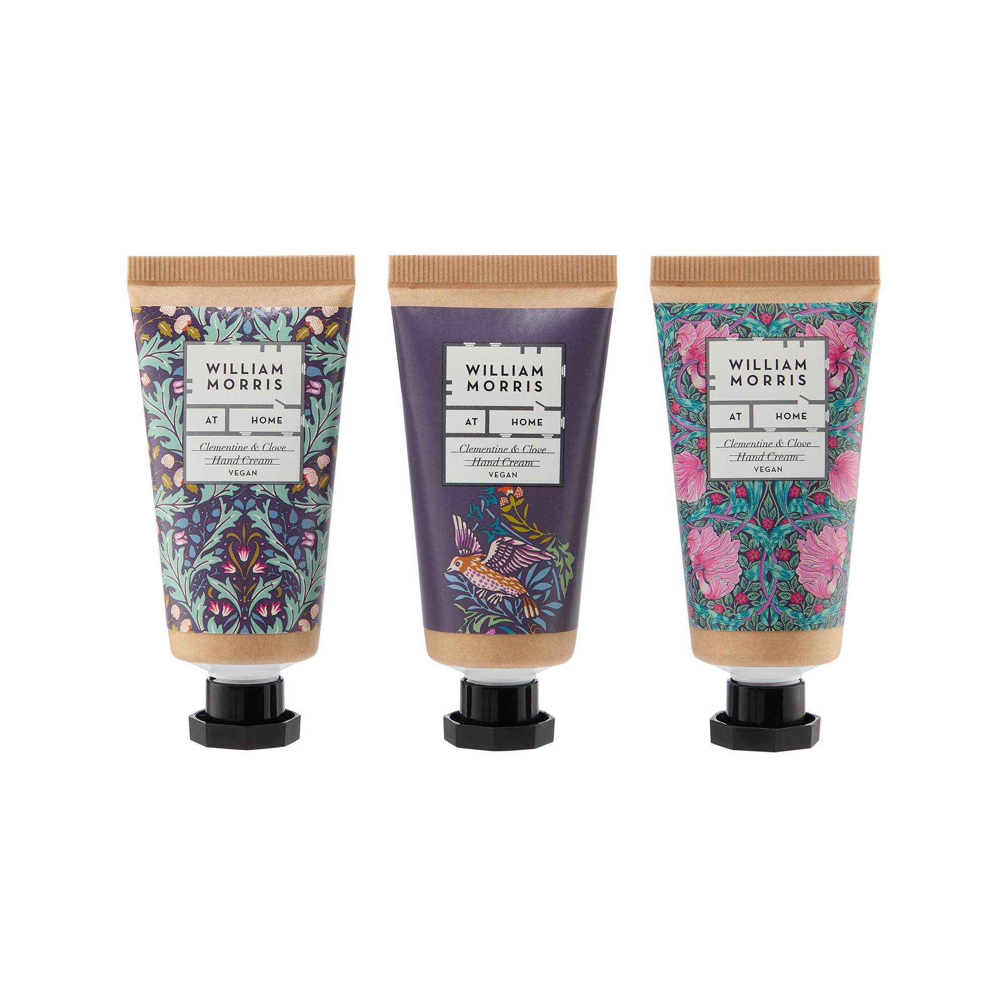 William Morris W. Morris Three Hand Creams Set regalo per il corpo Bird & Yare 