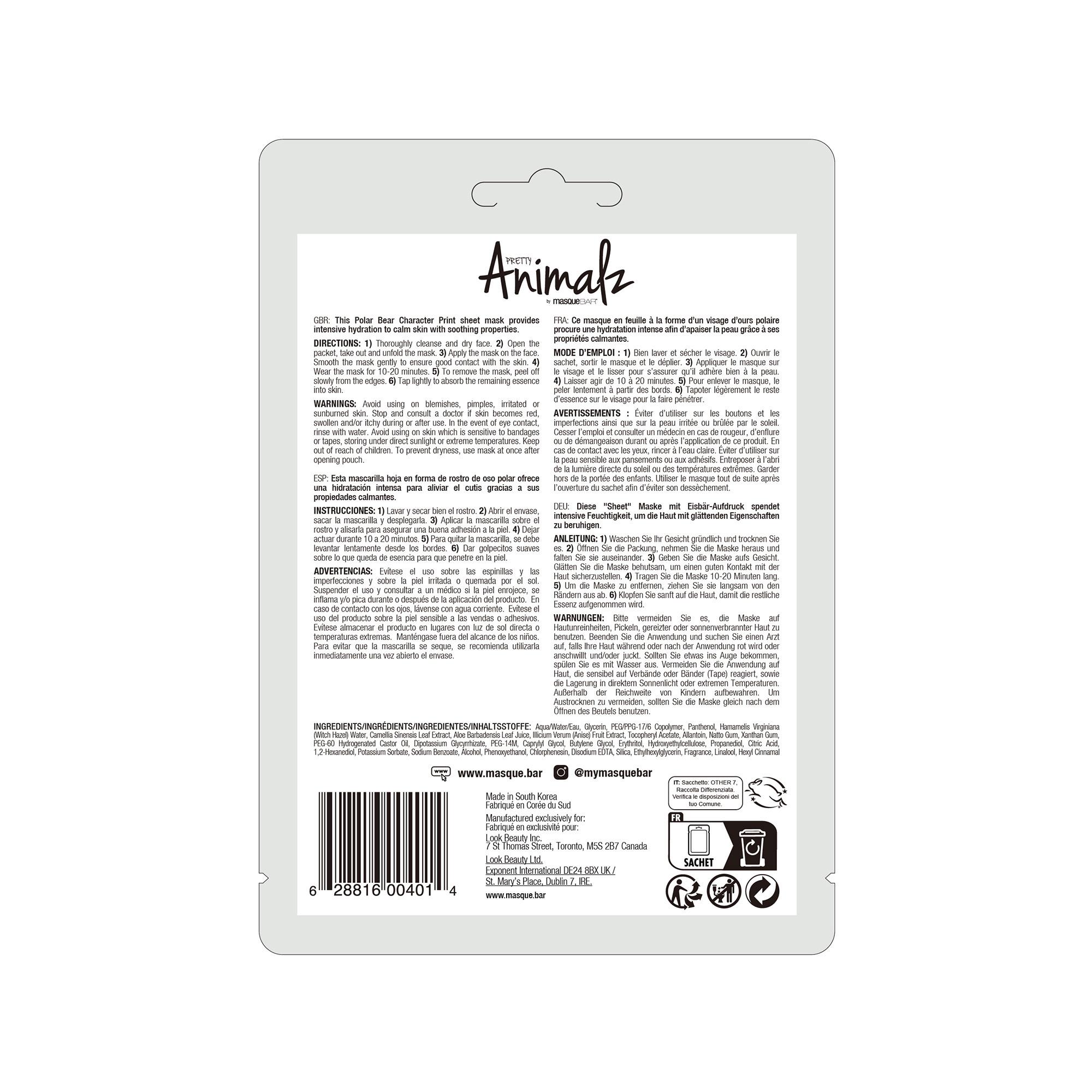 masquebar  Orso polare nutriente 