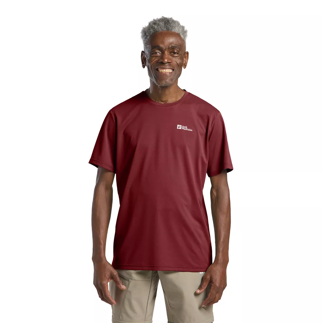 Jack Wolfskin - T-Shirt, für Herren, Rot, Größe 2XL