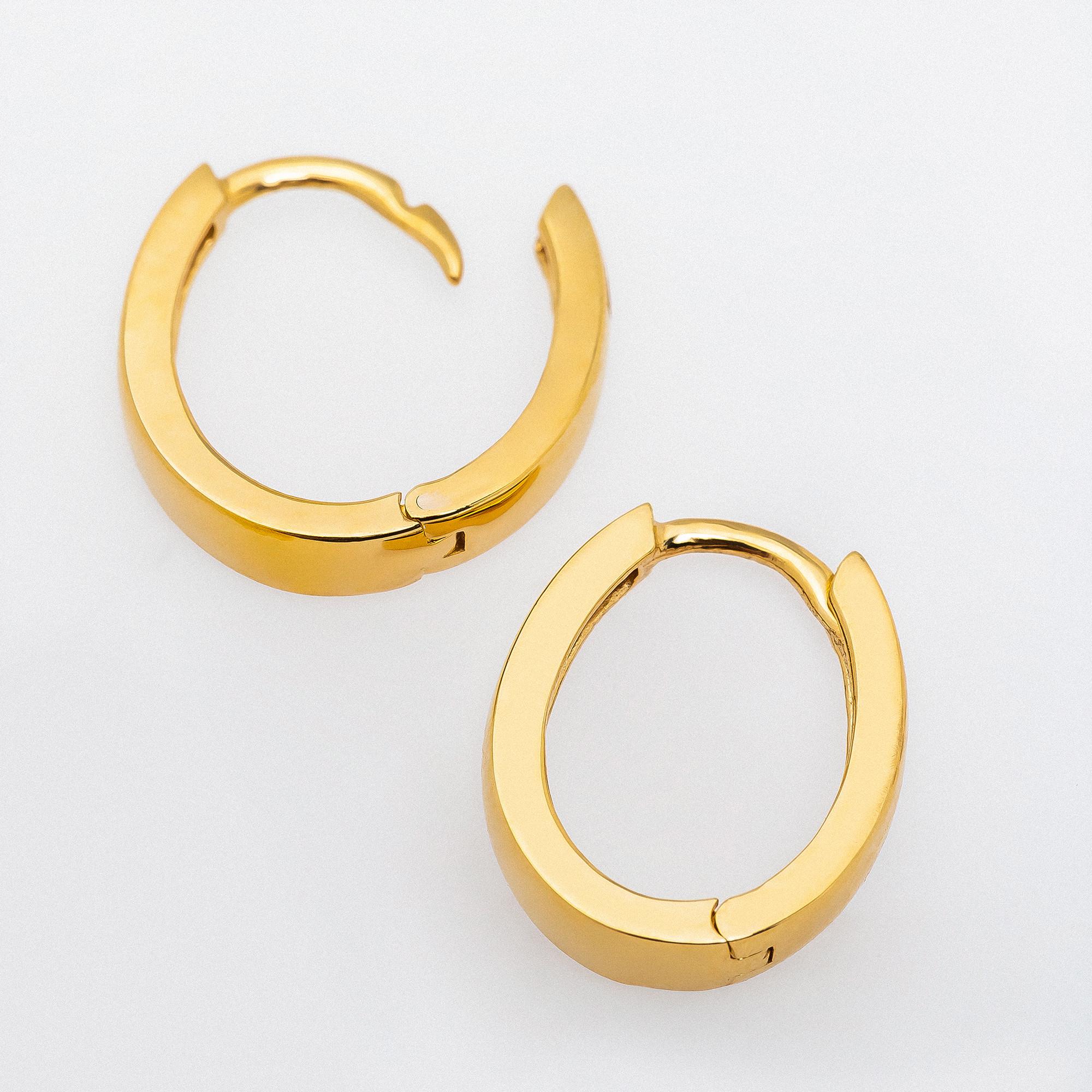 L' Atelier Gold 18 Karat by Manor  Boucles d'oreilles 