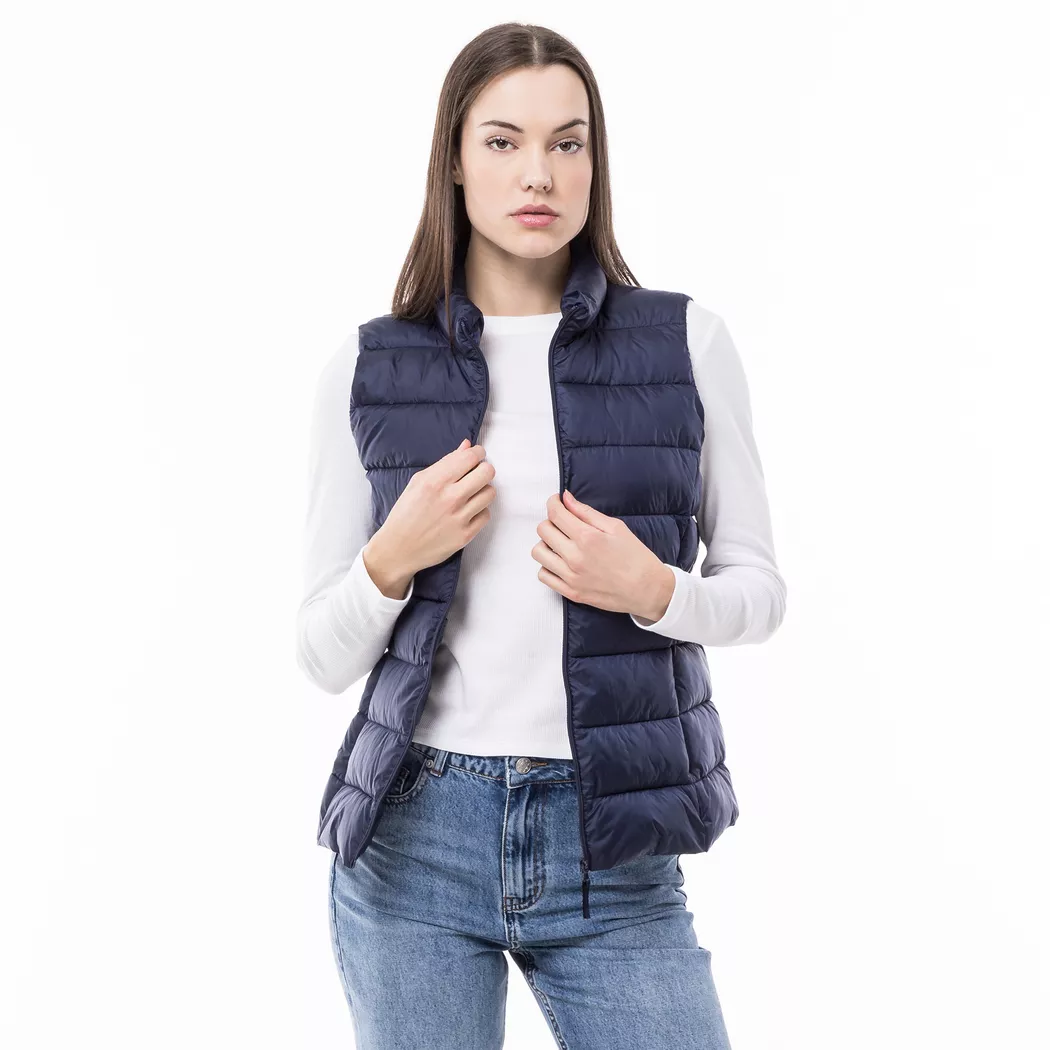 Manor Woman - Gilet, Wattiert, für Damen, Marine, Größe 44