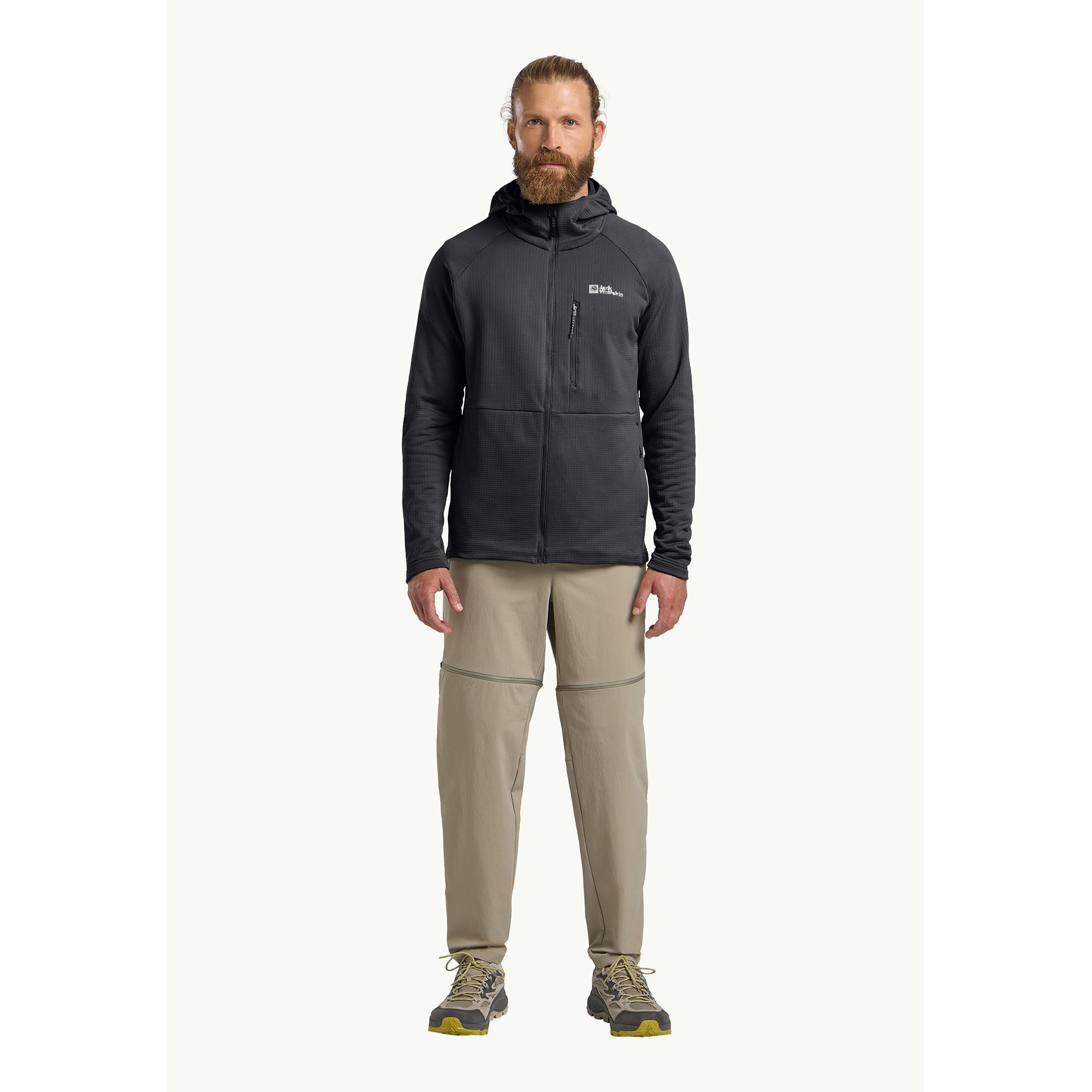 Jack Wolfskin Kolbenberg Hooded Fz M Veste en polaire avec capuche 