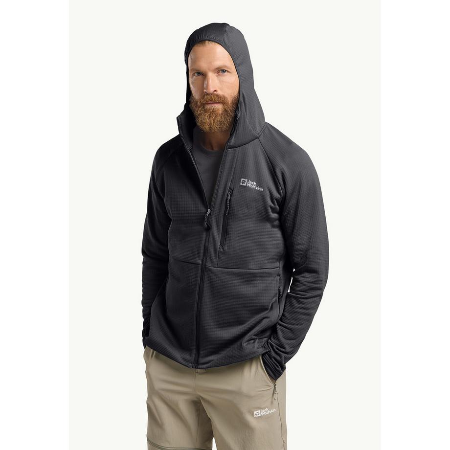 Jack Wolfskin Kolbenberg Hooded Fz M Veste en polaire avec capuche 