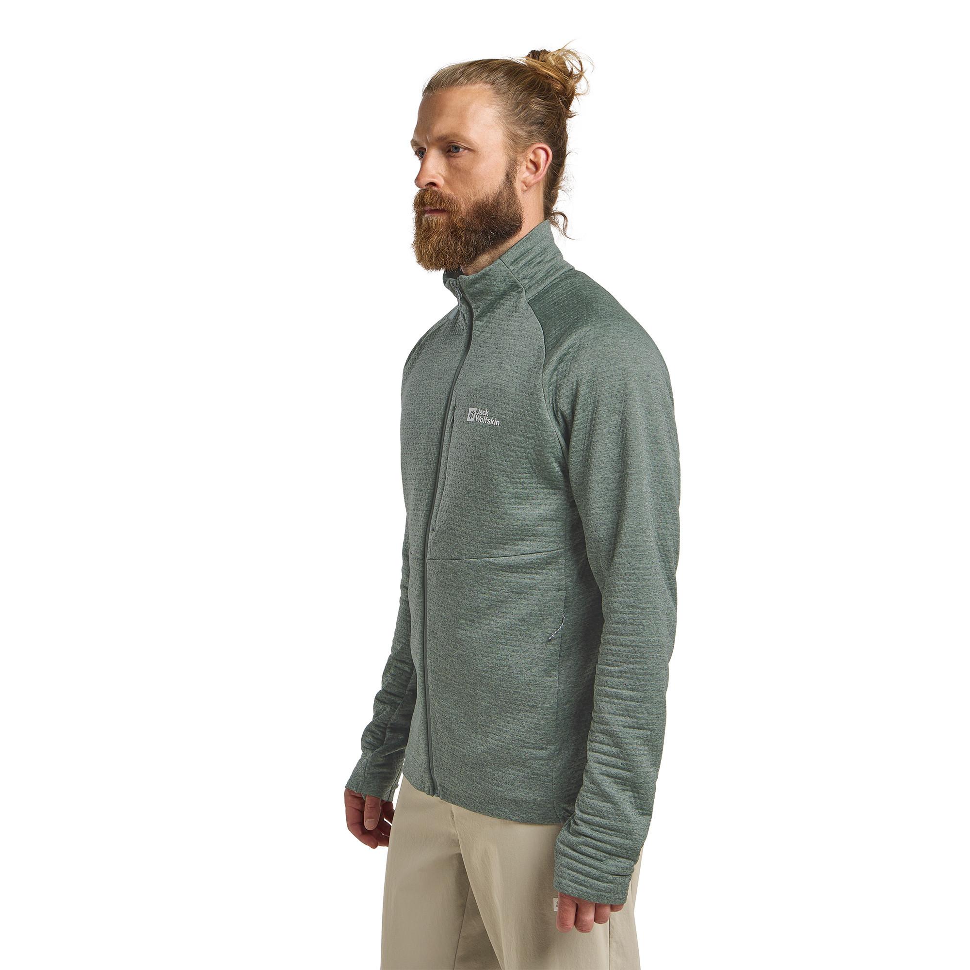 Jack Wolfskin Taiga Fz M Veste en polaire sans capuche 