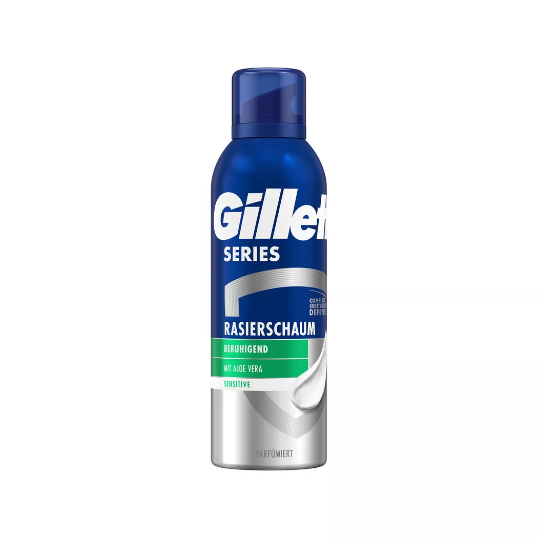 Gillette - Rasierschaum, Series Sensitive, 200 ml