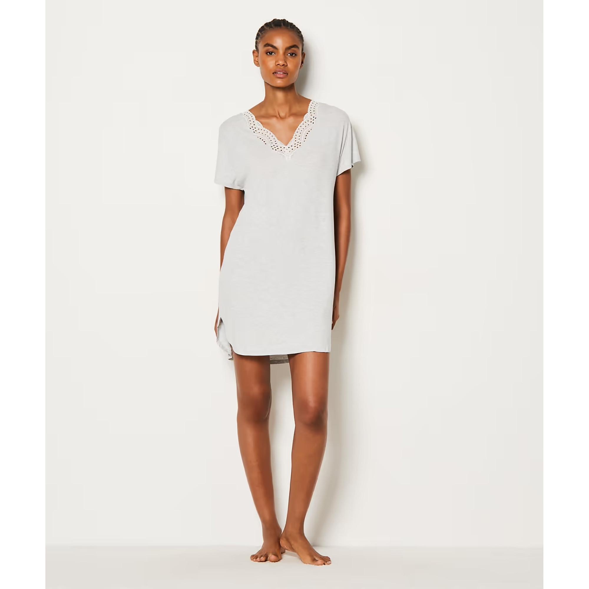 Etam Comfort Fit Maniche Corte Camicia da Notte  