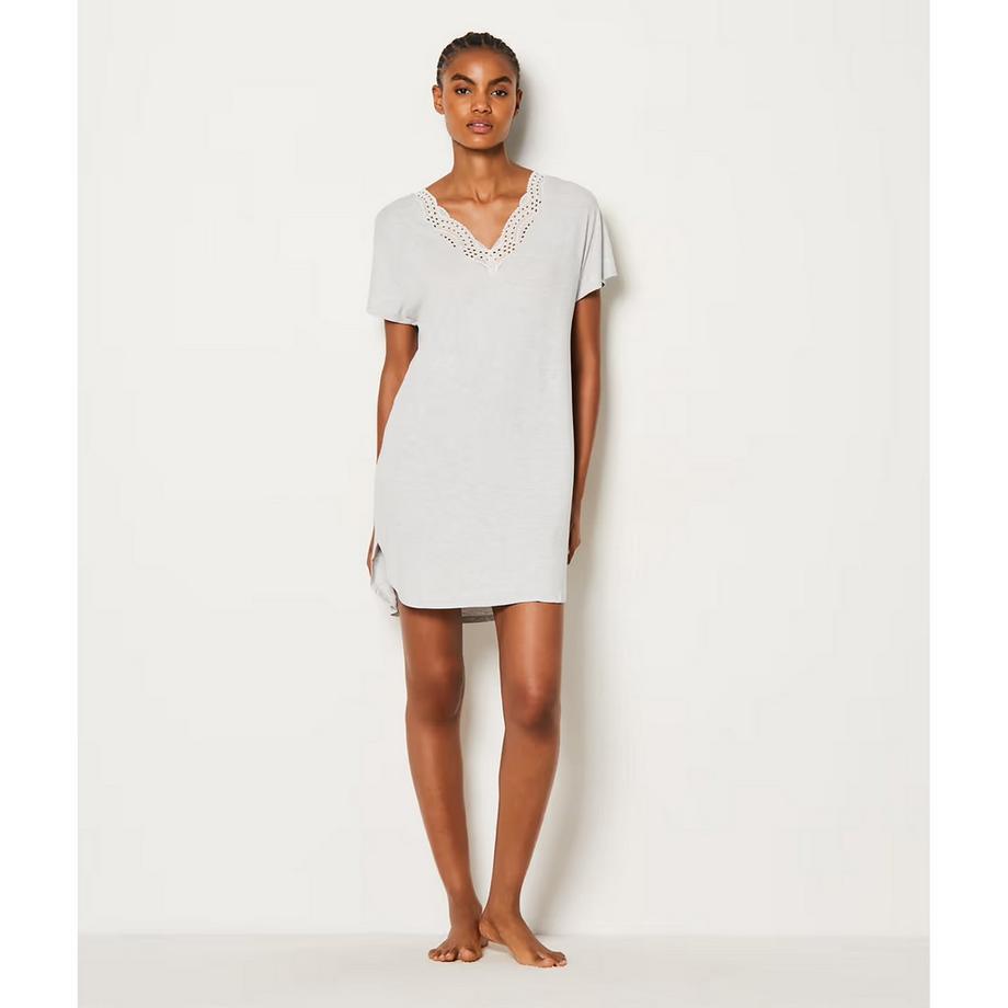 Etam Comfort Fit Maniche Corte Camicia da Notte  