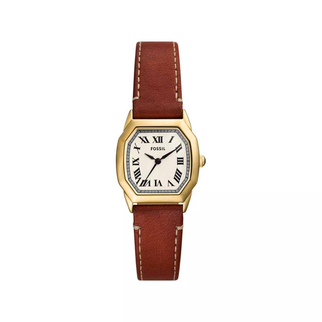 Fossil - Analoguhr, Harlow, 27mm, Braun