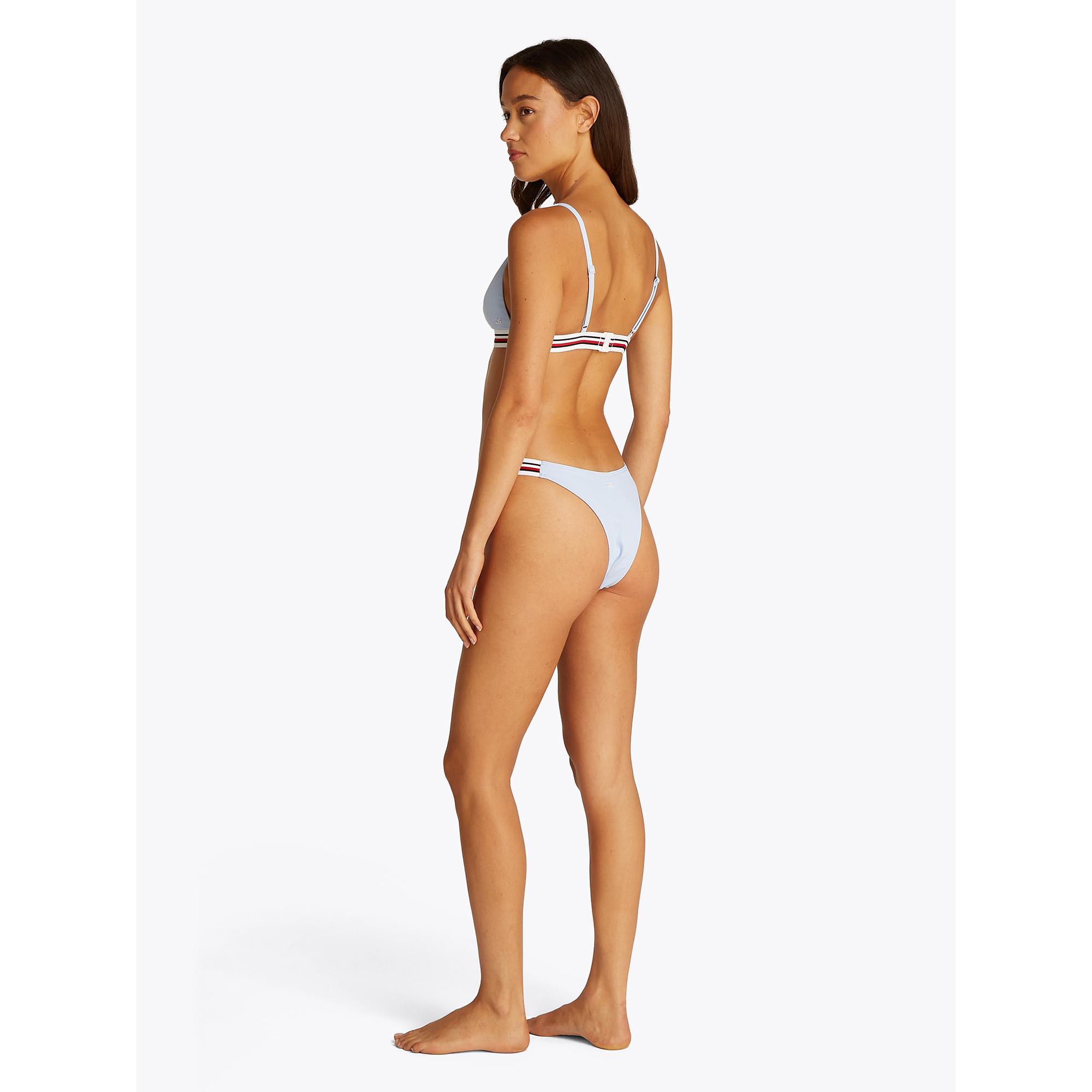 TOMMY HILFIGER TH GLOBAL STRIPE-S Bikini Unterteil, taillenhoher Slip 