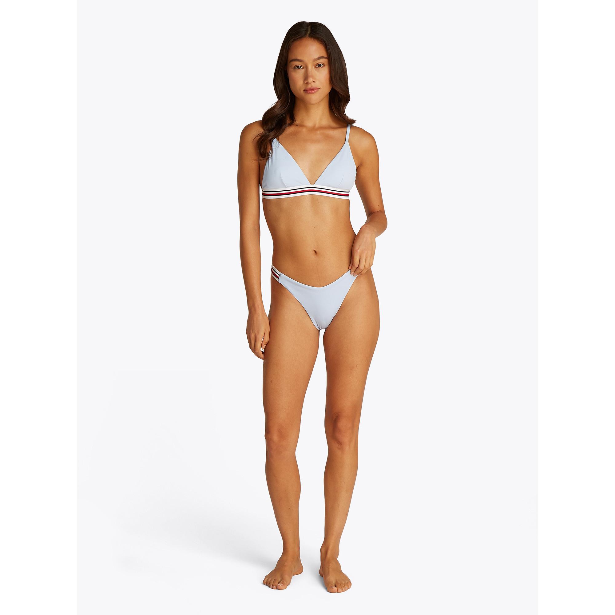 TOMMY HILFIGER TH GLOBAL STRIPE-S Bikini Unterteil, taillenhoher Slip 